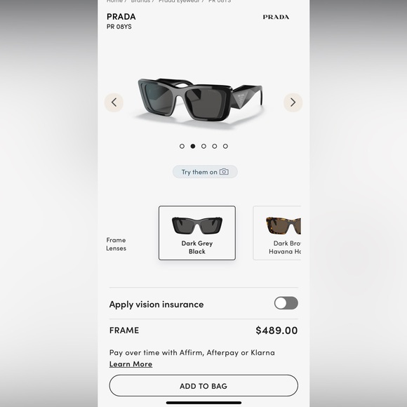 Prada Cat-Eye Sunglasses - Picture 7 of 8